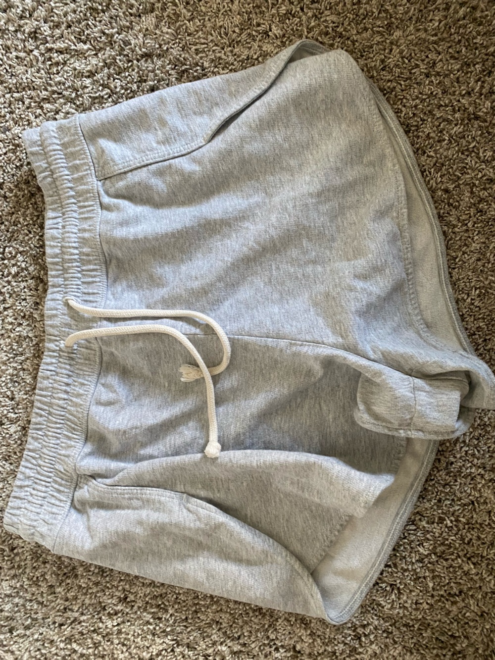 aerie Light Gray Drawstring Kids Sweat Joggers